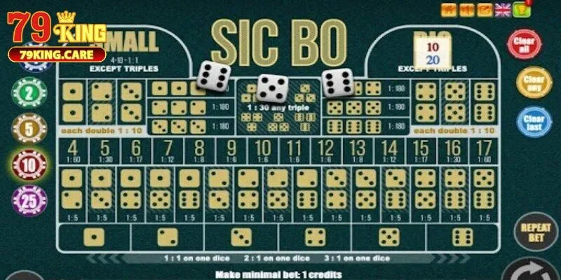 Sicbo 79KING - Trò Chơi Casino Online Trả Thưởng Ấn Tượng 1 Giới thiệu cơ bản về trò chơi Sicbo 79KING