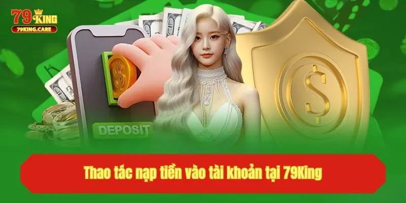 TRANG CHỦ 38 Thao tác nạp tiền vào tài khoản tại 79King
